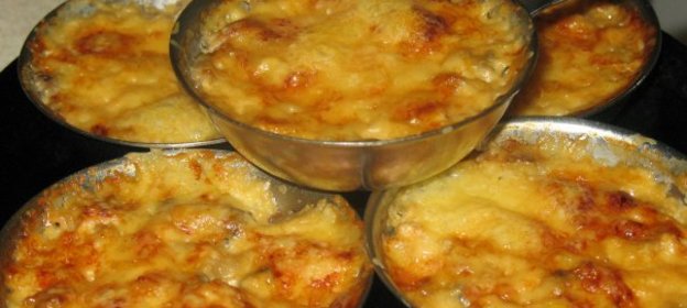 Жульен с кинзой