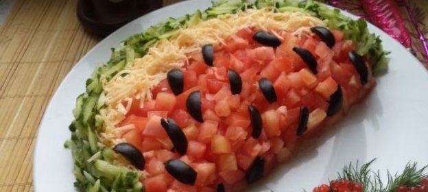 Салат Арбузная долька