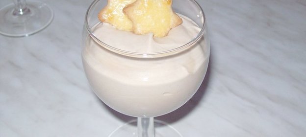 Десерт творожный с каппучино