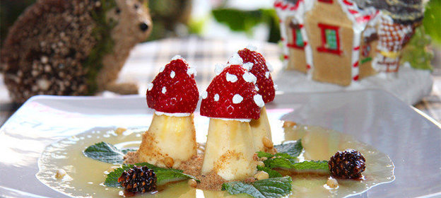 Десерт «Мухоморы»