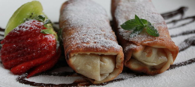 Чимичанга с фруктами