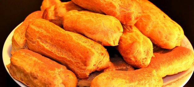 Эклеры с шоколадно-сливочным сыром