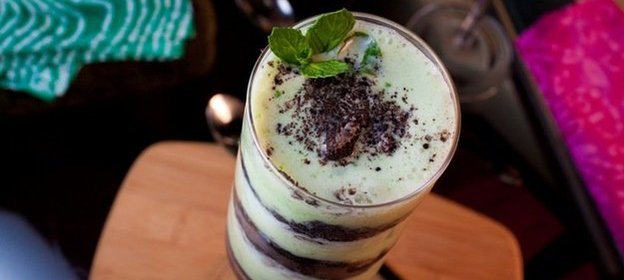 Мятно-шоколадный шейк