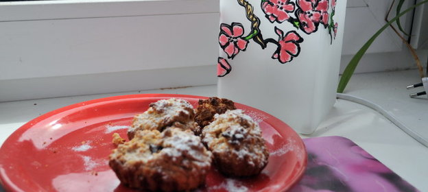 овсяно-сливочные кексики