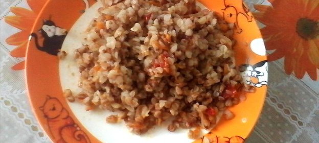 Гречневая каша с овощами в мульварке
