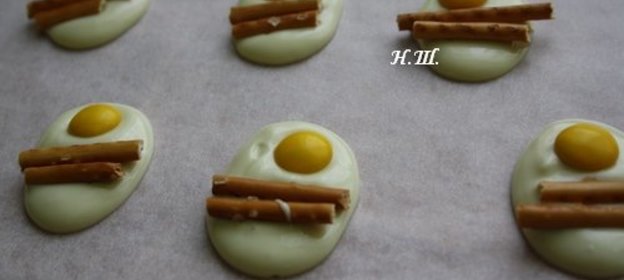 Яйца с беконом- конфеты.(дуэль)