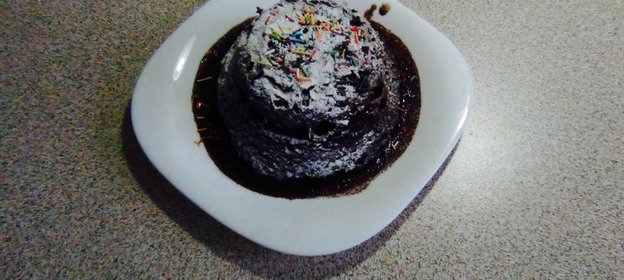 Шоколадно - ромовый кекс