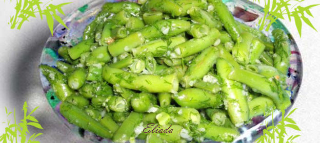 Зеленая фасоль под чесночным маринадом