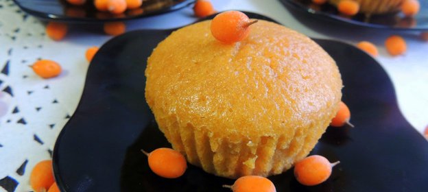 Маффины с облепиховым джемом