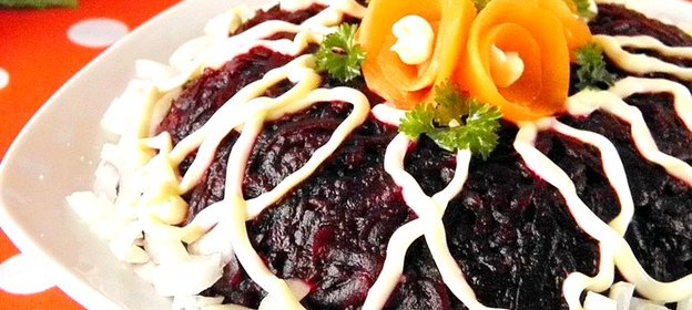 Селедка под шубой без яиц