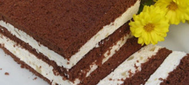 Десерт баварезе (баваруа) с грушами