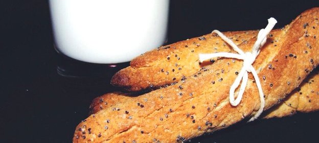 Песочное печенье с маком