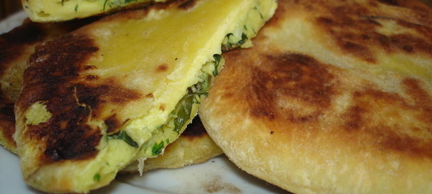 АЛА ПАРАТХА (лепешки с картофельной начинкой)