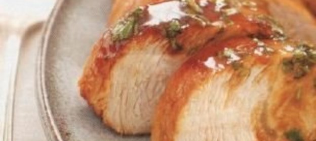 Индюшиное филе во фруктовом сиропе