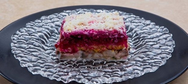 Традиционная селедка под шубой