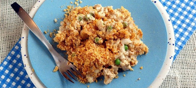 Запеканка с макаронами и нутом