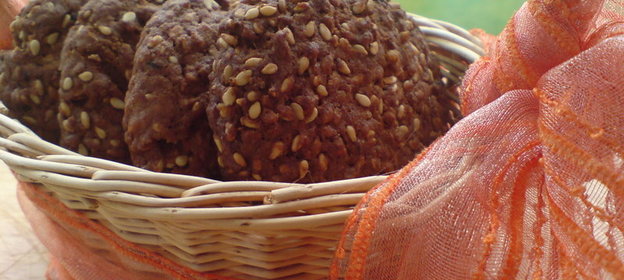 Печенье Кунжут в карамели