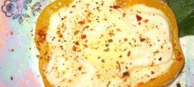 Яичница в перцах