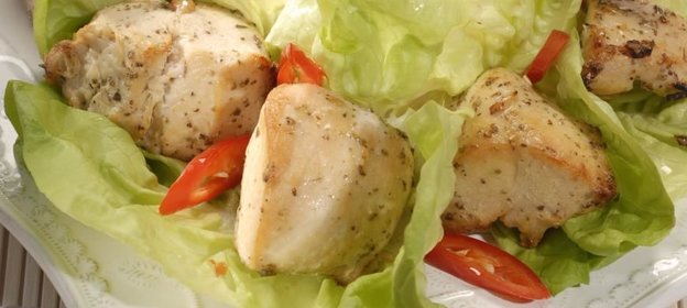 Филе индейки в лимонном маринаде