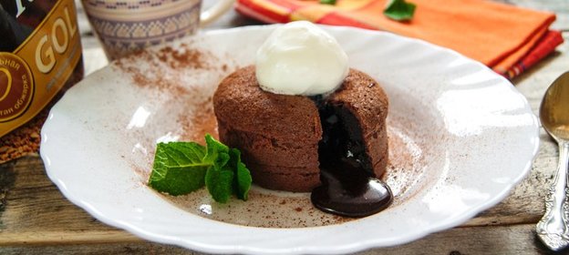 Шоколадный фондан