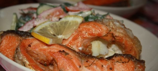 Форель Нежная с лимонным маринадом