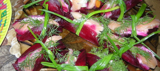 Вариация на тему Селедка под шубой