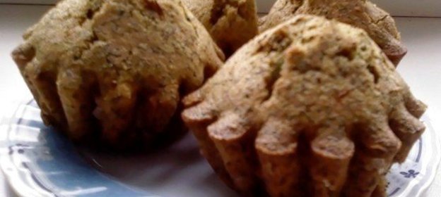 Постный маковый манник-маффин