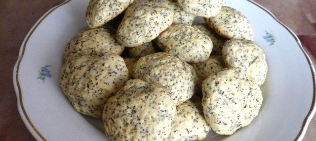 Постное печенье с маком