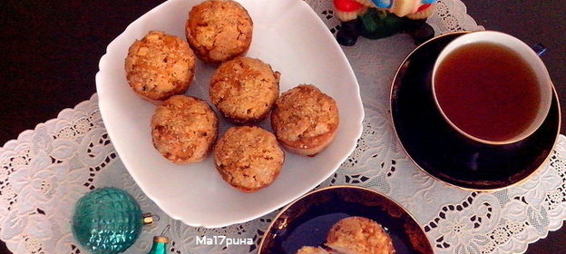 Яблочные кексы со специями