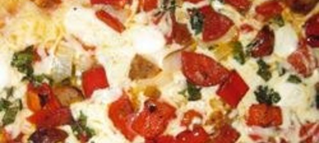 Пицца на гриле