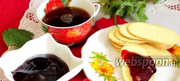 Чёрносмородиновое желе