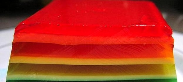 Желе слоеное