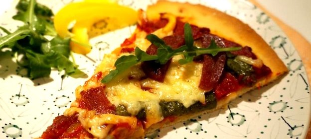 Легкая пицца