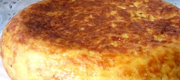 Картофельная запеканка с сосисками