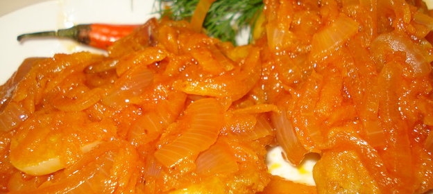 Морской язык под маринадом