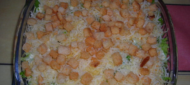 салатЦезарь (мой вариант)