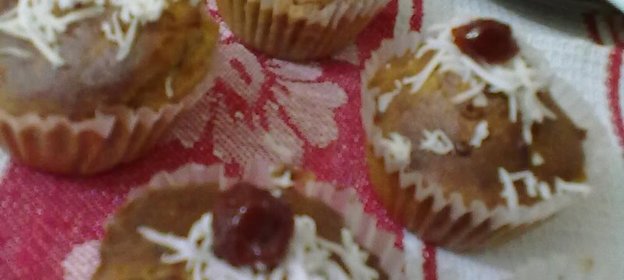 Маффины с бананом,кокосом...и грецкими орехами)))