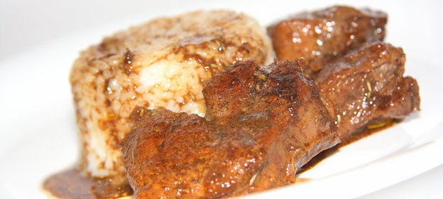 Ягнятина под кофейным соусом