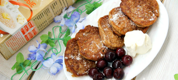 Оладьи из гречневых хлопьев