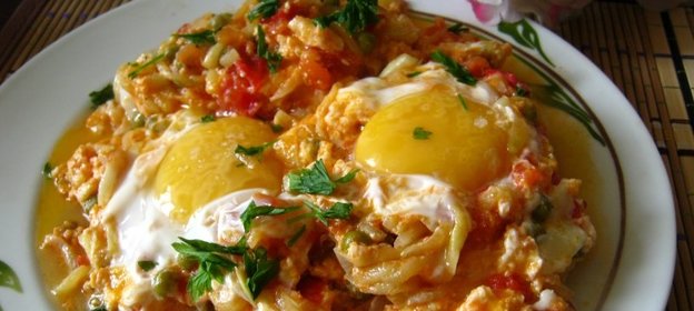 Яичница Летнее утро