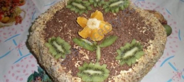 Шоколадный постный торт