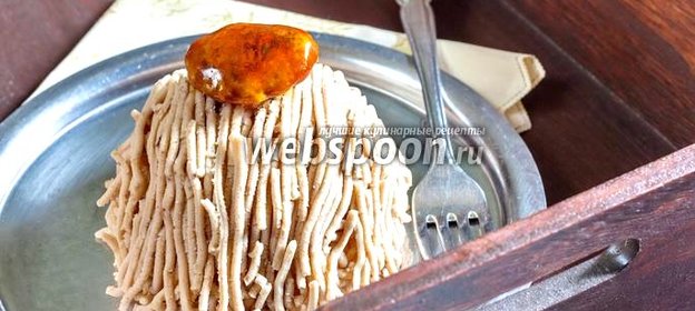 Пирожное Монблан