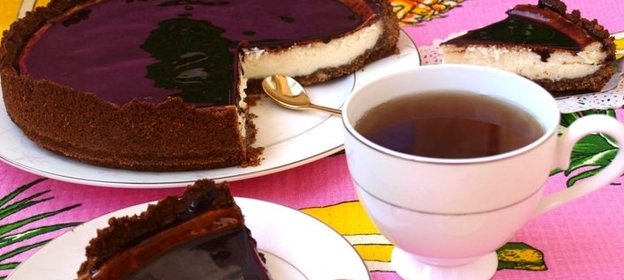 Чизкейк с шоколадом