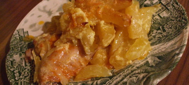 Куриные крылышки под шубой