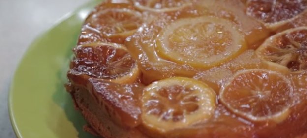 Лимонный кекс-перевертыш. Видео