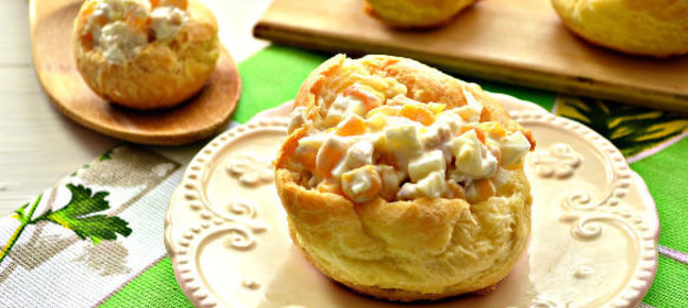 Почки с картофелем и солеными огурцами