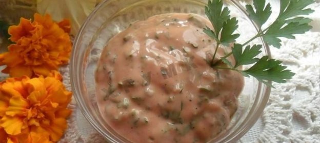 Соус из кетчупа и майонеза