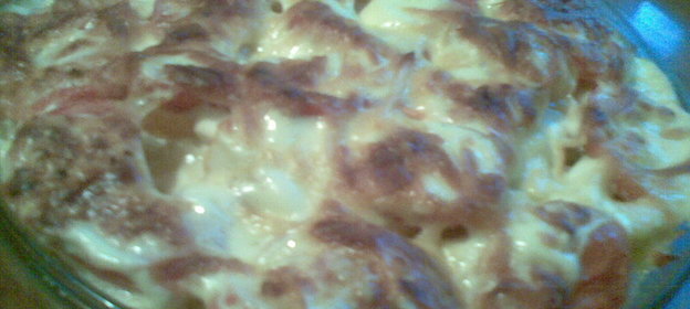 Овощная запеканка с мясом