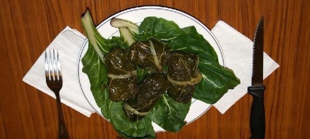 Голубцы из мангольда