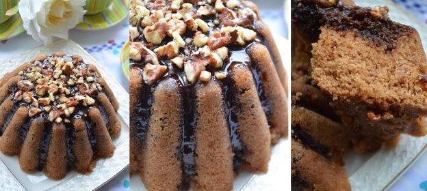 Шоколадный манник в микроволновой печи